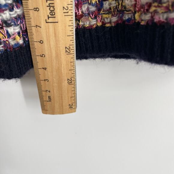 Talbots Jacket Women’s Medium Tweed Channel Suit Style Gold Buttons Old Money - Picture 6 of 8